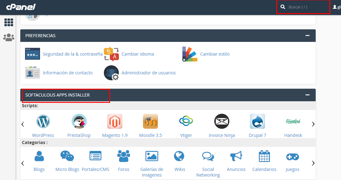 Instalar Wordpress en Cpanel 1 Instalar WordPress en Cpanel