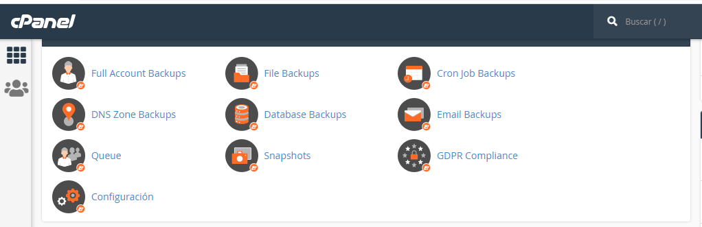 Copias de Seguridad en X5 Servers