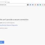 Solucionar ERR_SSL_PROTOCOL_ERROR.