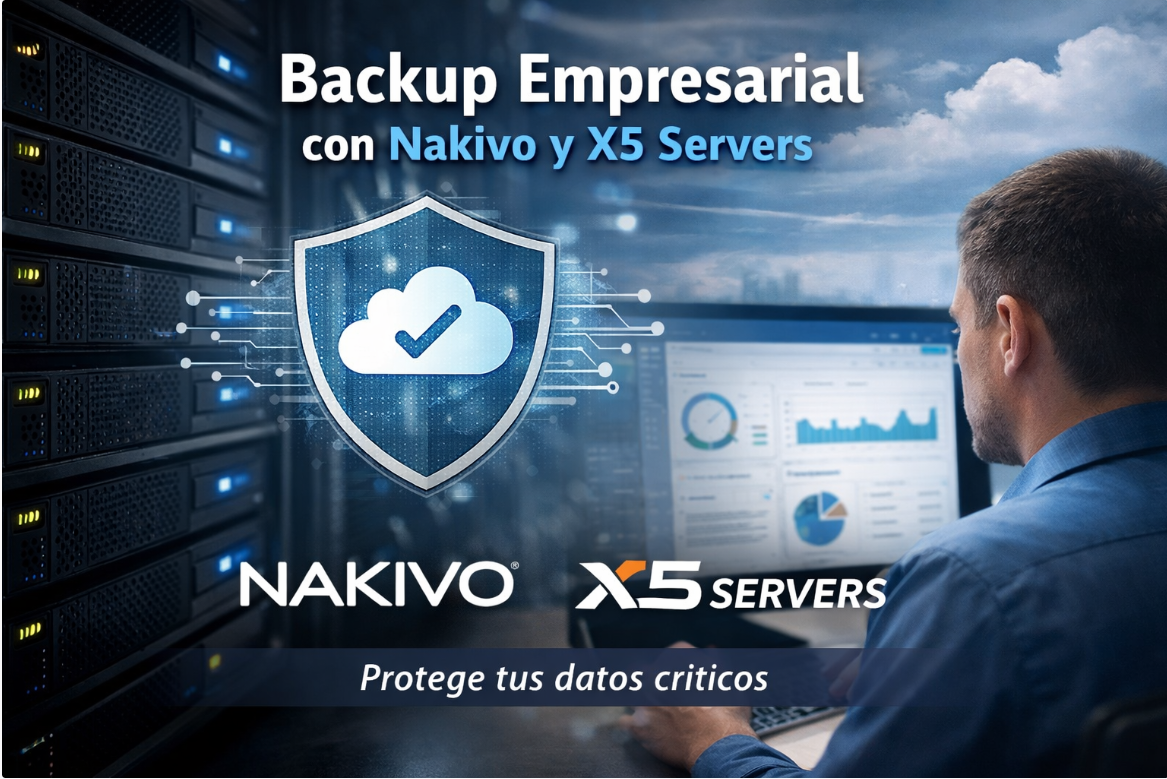 Backup empresarial con Nakivo y X5 Servers