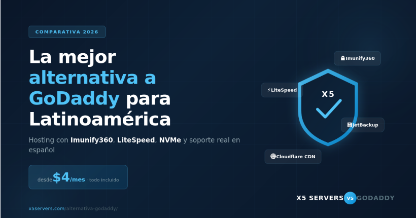 Alternativa a GoDaddy para Latinoamérica