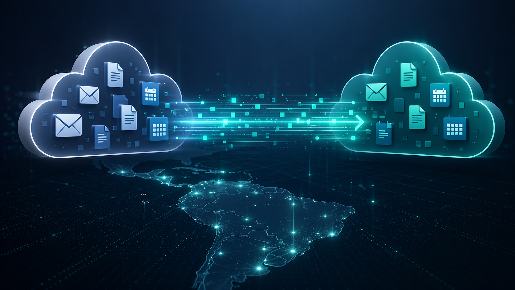 Cómo Migrar de Google Workspace a Microsoft 365 en LATAM 1 Cómo migrar de Google Workspace a Microsoft 365 en Latinoamérica - migración empresarial de correo y archivos cloud con soporte CSP